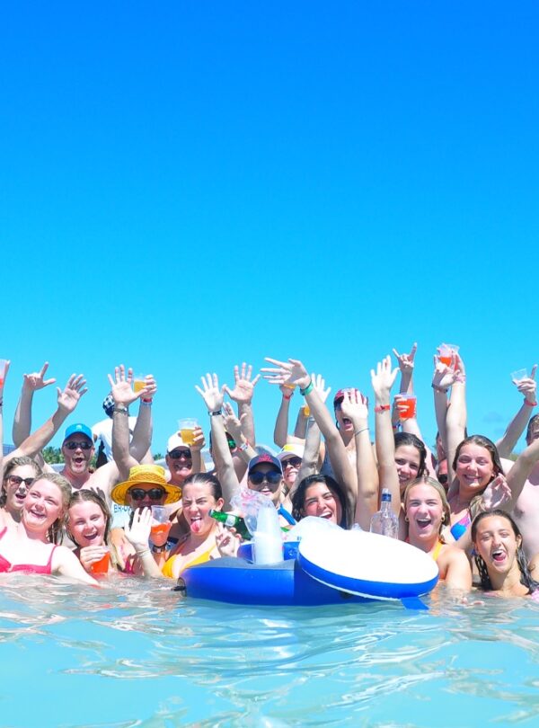 NATURAL POOL ON PARTY BOAT PUNTA CANA AT CATAMARAN